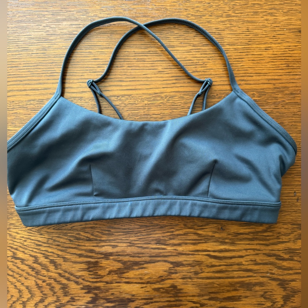 ALO Yoga Sports Bra in Dark Gray
